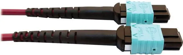 Alt view image 3 of 9 - Tripp Lite 5m 400G Multimode 50/125 OM4 Fiber Optic Cable, Magenta N846D05M16DMG