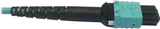 Alt view image 4 of 6 - Tripp Lite 3m 400G Multimode 50/125 OM4 Fiber Optic Cable Aqua N846D03M24AAQ