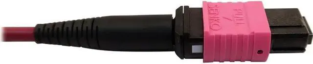 Alt view image 4 of 10 - Tripp Lite 3m 400G Multimode 50/125 OM4 Fiber Optic Cable, Magenta N846D03M16BMG