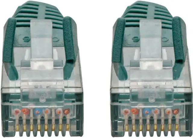 Alt view image 6 of 12 - CAT6 GIGABIT SNAGLESS MOLDED PATCH CABLE (RJ45 M/M) - GREEN, 35-FT.