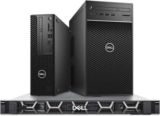 Alt view image 2 of 10 - Dell Precision 3640 Tower Workstation Computer i7-10700 32GB 512GB SSD W10P