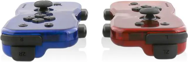 Alt view image 6 of 17 - Nyko Dualies ??? Pair of Motion Controllers with Included USB Type-C Charging Cable, Joy-Con Alternative for Nintendo Switch Red/Blue