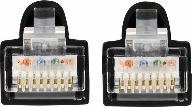 Alt view image 7 of 14 - TRIPP LITE N261-025-BK 25 ft. Cat 6A Black Augmented Cat6 (Cat6a) Snagless 10G Certified Patch Cable, (RJ45 M/M) - Black