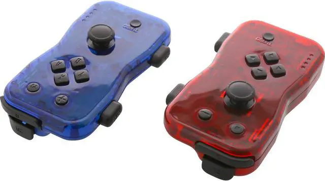 Alt view image 4 of 17 - Nyko Dualies ??? Pair of Motion Controllers with Included USB Type-C Charging Cable, Joy-Con Alternative for Nintendo Switch Red/Blue