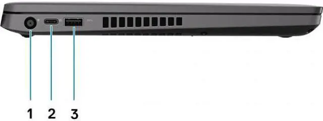 Alt view image 6 of 8 - Dell Latitude 5000 5400 14" Chromebook - HD - 1366 x 768 - Intel Core i3 (8th Gen) i3-8145U Dual-core (2 Core) 2.10 GHz - 4 GB RAM - 128 GB SSD - Carbon Fiber - Chrome OS - Intel UHD Graphics 620