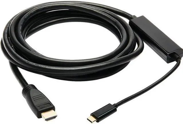 Alt view image 5 of 11 - Tripp Lite USB C to HDMI Adapter Cable USB 3.1 4K@60Hz M/M USB-C Black 10ft