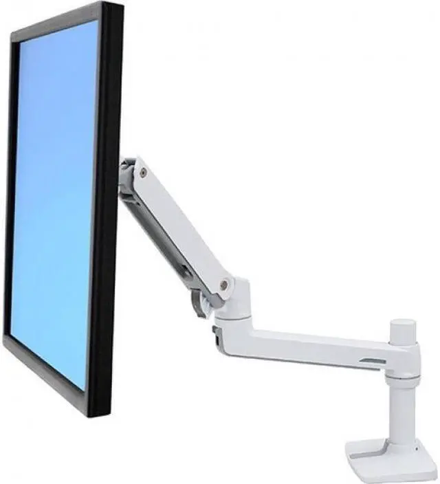 Alt view image 6 of 9 - Ergotron LX - Mounting kit (articulating arm, desk clamp mount, pole, extension bracket) for LCD display - aluminium, du