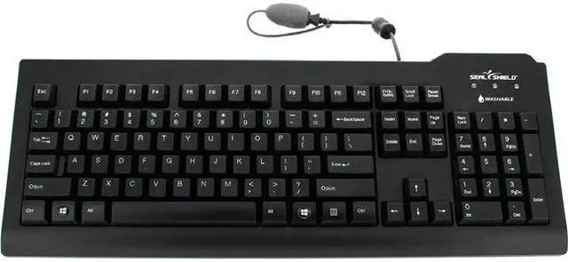 Alt view image 2 of 6 - SEAL SHIELD SSKSV208BEFL (AZERTY ISO BELGIAN FLEMISH) - MEDICAL GRADE KEYBOARD, WATERPROOF/DISHWASHER SAF