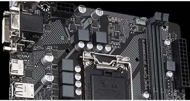 Alt view image 4 of 14 - GIGABYTE H410M S2H LGA 1200 Intel H410 Micro-ATX Motherboard with M.2, SATA 6Gb/s, USB 3.2 Gen 1