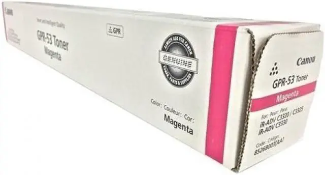 Alt view image 8 of 14 - Canon GPR-53 Original Toner Cartridge - Magenta - Laser - 19000 Pages - 1 Each