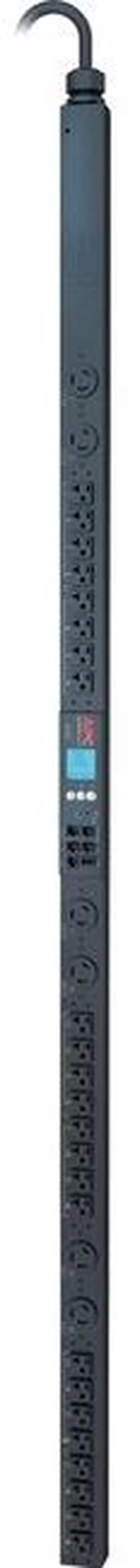 Alt view image 3 of 7 - APC Rack Mount PDU, Metered 208V/20A Three-Phase PDU, (30) Outlets, 0U Vertical Rackmount (AP8863)