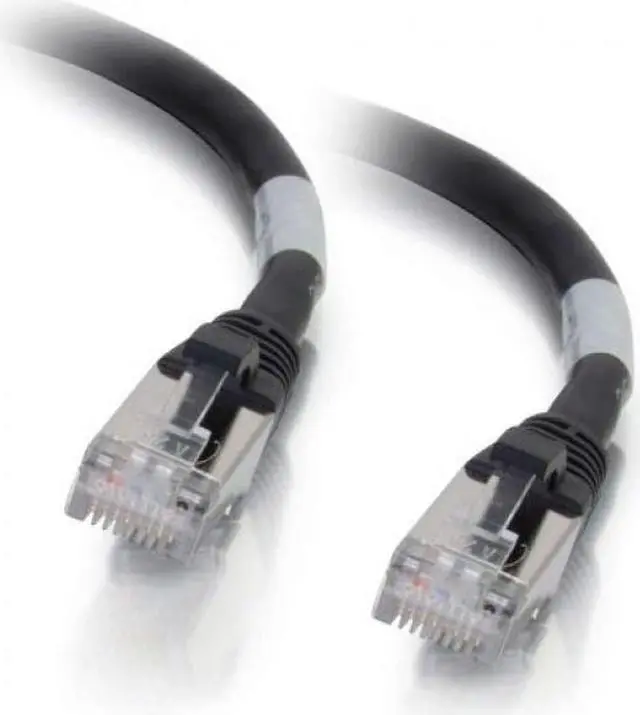 Alt view image 8 of 9 - C2G 00710 Cat6a Cable - Snagless Shielded Ethernet Network Patch Cable, Black (5 Feet, 1.52 Meters)