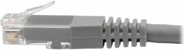 Alt view image 8 of 19 - Tripp Lite Premium N200-010-GY RJ-45 Patch Network Cable
