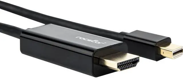 Alt view image 11 of 17 - Rocstor Y10C196-B1 6Ft Mini Displayport To Hdmi M/M 4Kx2K 30Hz Cable Black