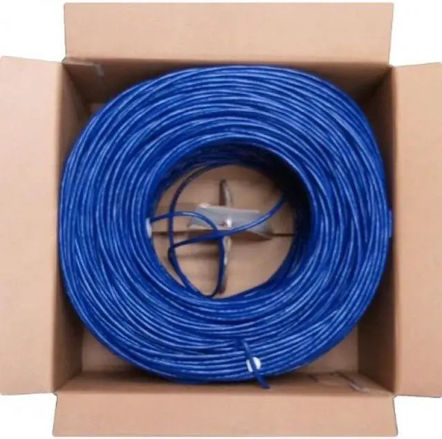 Alt view image 4 of 9 - 4xem 4XCAT61000BL 1000Ft Cat6 Blue 24Awg Network Utp Solid Cable 350Mhz Life Warr