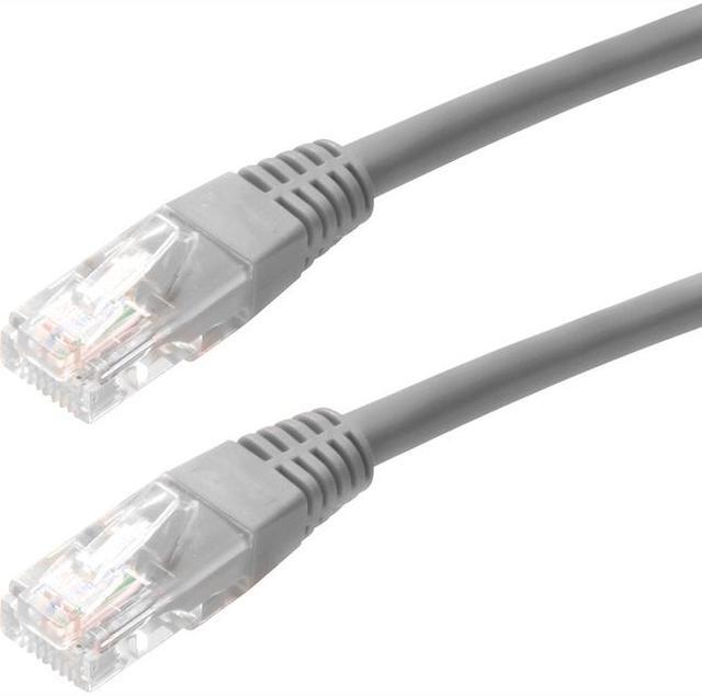 Alt view image 2 of 5 - 4XEM 4XC5EPATCH10GR 10 ft. Cat 5E Grey Molded RJ45 UTP Patch Cable