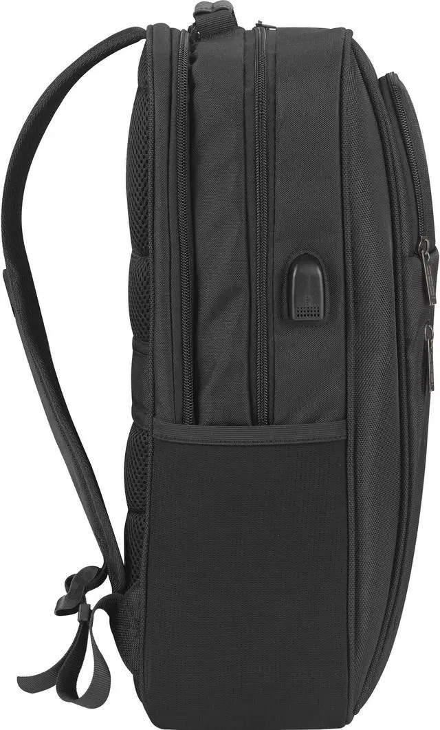 Alt view image 4 of 11 - CODi Magna 17.3" Exterior USB Port Backpack Black MAG702-4
