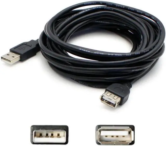 Alt view image 8 of 10 - ADDON USBEXTAA10FB USB 2.0(A) TO USB 2.0 (A)