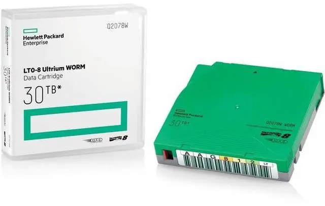 Alt view image 4 of 13 - HP Q2078W 30 TB LTO Ultrium 8 WORM Data Cartridge 1 Pack