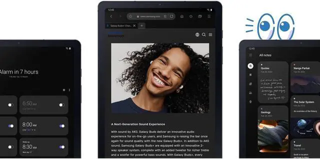 Alt view image 19 of 20 - Samsung Galaxy Tab S6 Lite 10.4", 64GB WiFi Tablet Oxford Gray - SM-P610NZAAXAR - S Pen Included