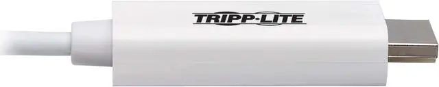 Alt view image 4 of 7 - Tripp Lite USB C to HDMI Adapter Cable USB 3.1 Gen 1 4K M/M USB-C White 3ft