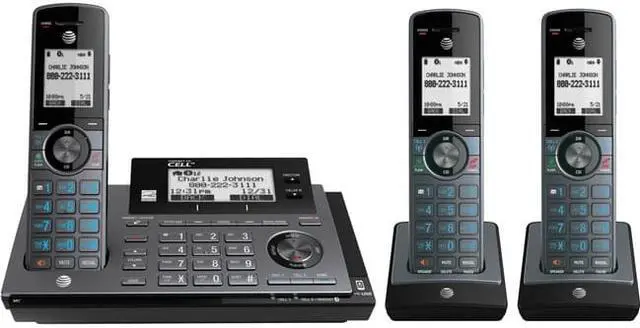 Alt view image 11 of 16 - ATT ATT-CLP99387 3 HANDSET CONNECT TO CELL WTIH ITAD