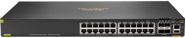 Main image of Aruba JL666A#ABA 6300F 24-port 1GbE Class 4 PoE and 4-port SFP56 Switch