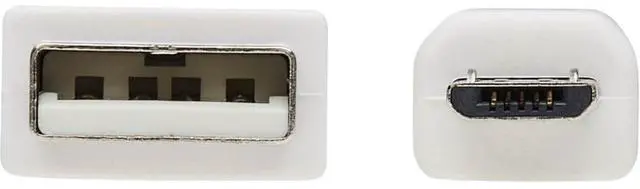 Main image of Tripp Lite 6ft USB-A to USB Micro-B Antibacterial Cable White U050AB006WH