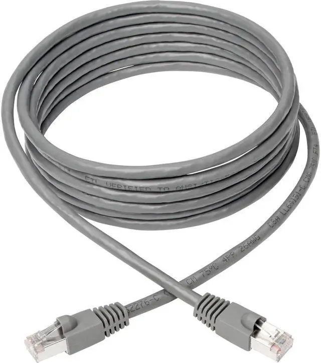 Alt view image 17 of 20 - Tripp Lite N262-010-GY Cat6A 10G-Certified Snagless Shielded Stp Network Patch Cable (Rj45 M/M) , Poe, Gray, 10 Ft. - Patch Cable (Dte) - Rj-45 (M) To Rj-45 (M) - 10 Ft - Stp - Cat 6A - Ieee 802.3Af