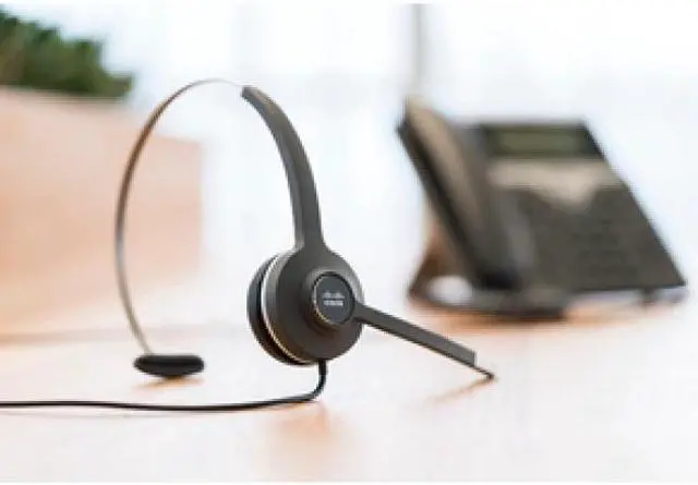 Alt view image 2 of 3 - CISCO - HW UNIFIED COMM CP-HS-W-531-USBA= HEADSET 531 WIRED SINGLE W/ USB