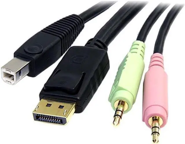 Alt view image 6 of 10 - 4-IN-1 USB DISPLAYPORT KVM SWIT