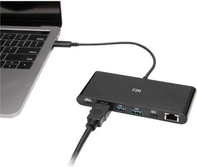 Alt view image 2 of 8 - C2G USBC 6IN1 MINI DOCK KIT