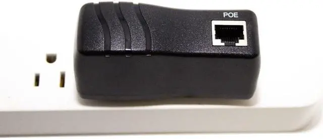 Alt view image 3 of 5 - VisionTek 48 Volt 15 Watt Output Single Port Gigabit Mode A PoE Injector 600009