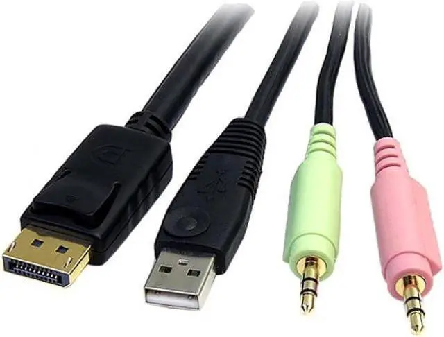 Alt view image 7 of 10 - 4-IN-1 USB DISPLAYPORT KVM SWIT