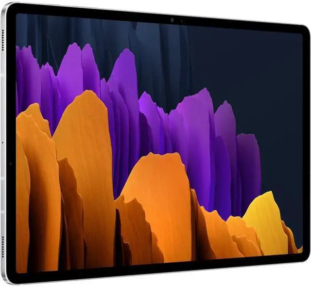 Alt view image 6 of 16 - Samsung Galaxy Tab S7+ 12.4-in 128GB Tablet - Mystic Silver SM-T970NZSAXAR (2020)