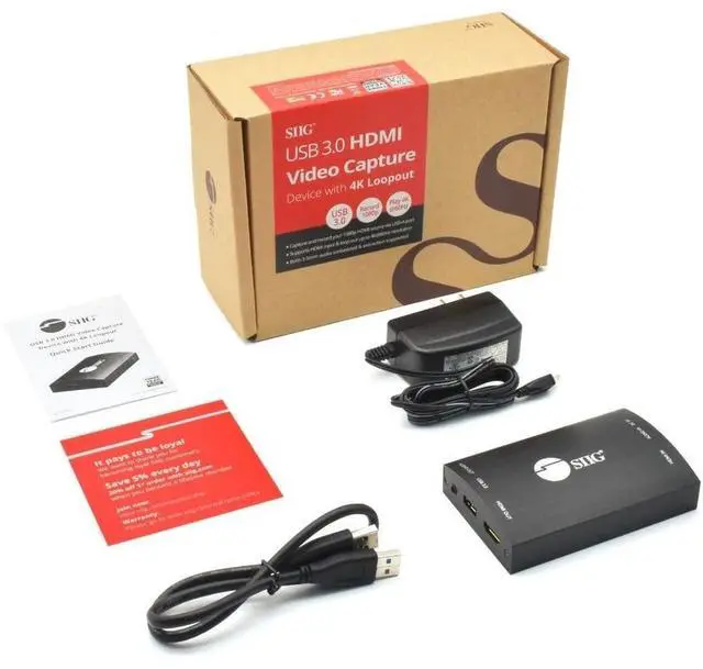 Alt view image 7 of 17 - Siig Usb 3.0 Hdmi Video Capture Device With 4K Loopout