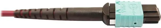 Alt view image 2 of 11 - Tripp Lite 1m 400G Multimode 50/125 OM4 Fiber Optic Cable Magenta N846D01M16CMG