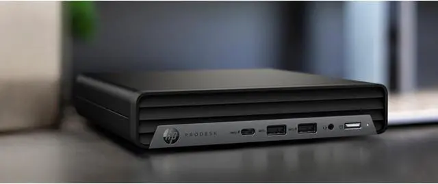Alt view image 4 of 9 - HP ProDesk 400 G6 211A6UT#ABA Desktop Mini PC Intel Core i5 8GB RAM 256GB SSD Black - 10th Generation Intel Core i5 Processor - Windows 10 Pro 64 - 256 GB SSD - Intel UHD Graphics 630 - Bluetooth 5.0