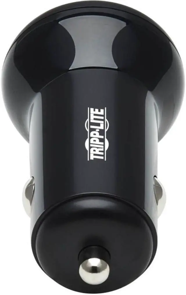Alt view image 4 of 15 - TRIPP LITE U280-C02-24W-1B USB CAR CHARGER DUAL-PORT 24W CHARGING USB C USB-A QC 3.0 BLACK