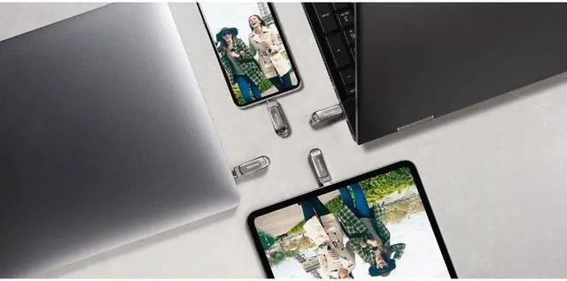 Alt view image 7 of 20 - SanDisk Ultra Dual Drive Luxe USB TYPE-C 32GB SDDDC4032GA46