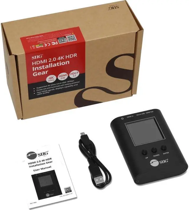 Alt view image 7 of 10 - SIIG HDMI 2.0 4K HDR Installation Gear CEH23P11S1
