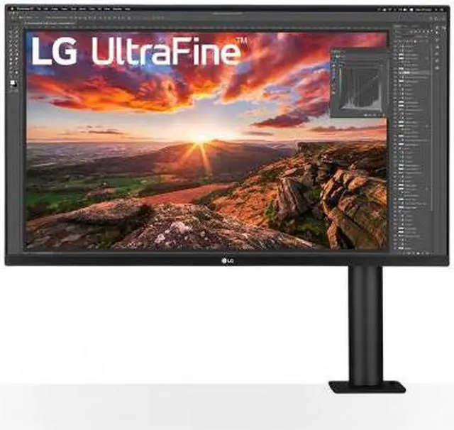 Alt view image 2 of 19 - LG Ultrafine 31.5" 4K Uhd Led LCD Monitor - 16:9 - Textured Black