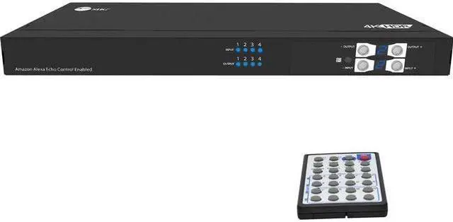 Alt view image 7 of 12 - SIIG HDMI 2.0 4x4 Matrix with Amazon Echo Control Enabled