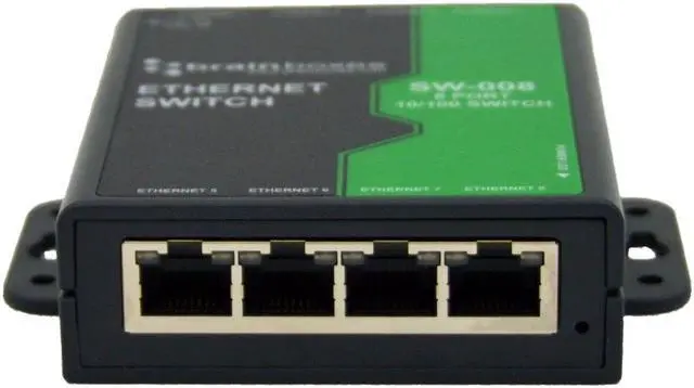 Alt view image 3 of 16 - Brainboxes 8 Port Unmanaged Ethernet Switch Wall Mountable SW008