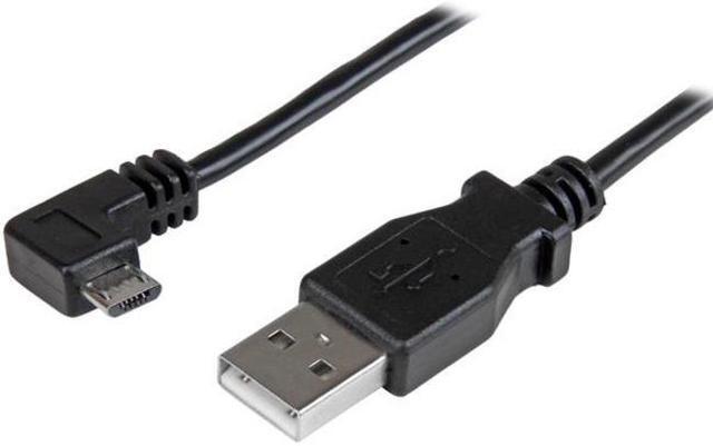 Alt view image 3 of 8 - StarTech 1m 3 ft Right Angle Micro-USB Charge-and-Sync Cable M/M - USB 2.0 A USBAUB1MRA