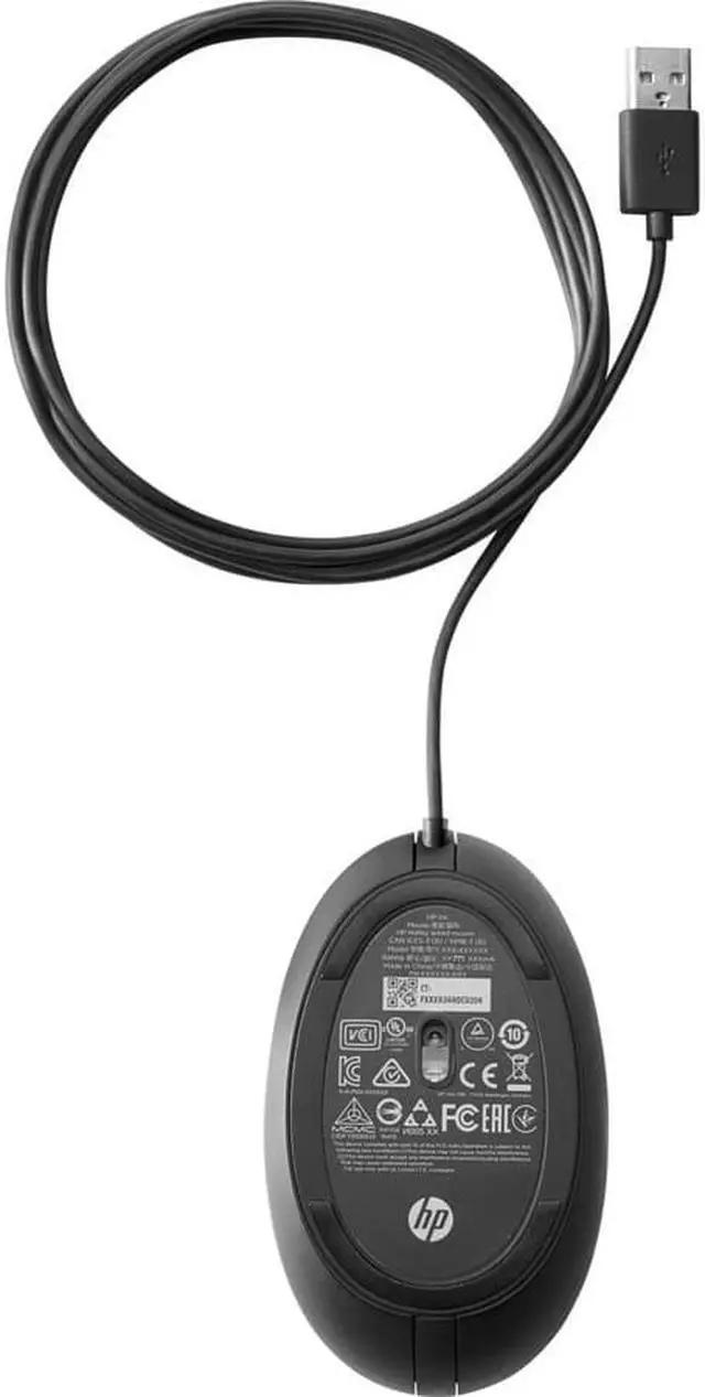 Alt view image 4 of 19 - HP Wired Desktop 320M Mouse