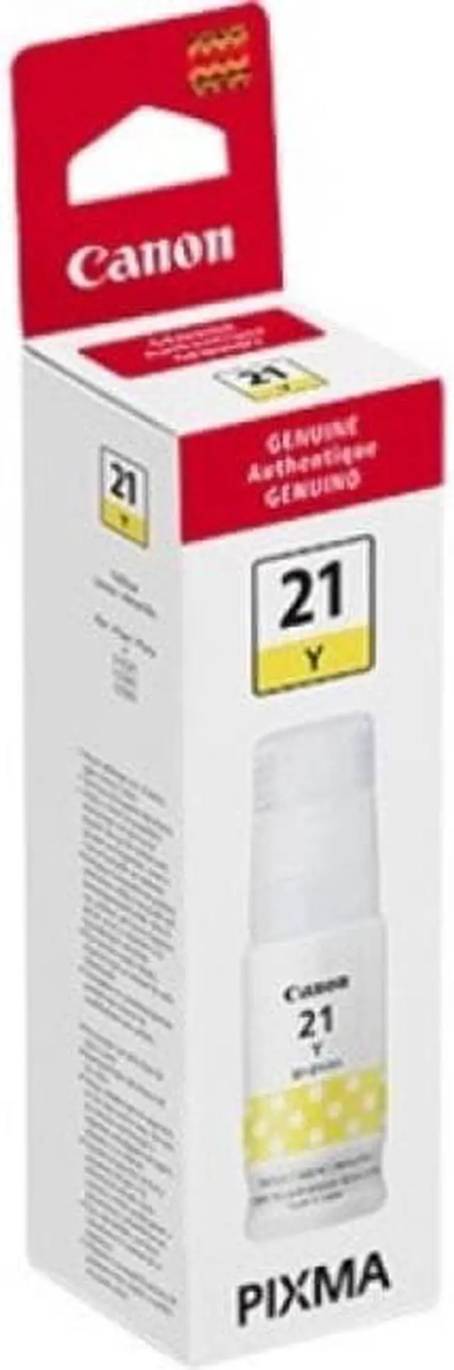 Alt view image 3 of 15 - Canon GI-21 Yellow Ink Tank 4539C001
