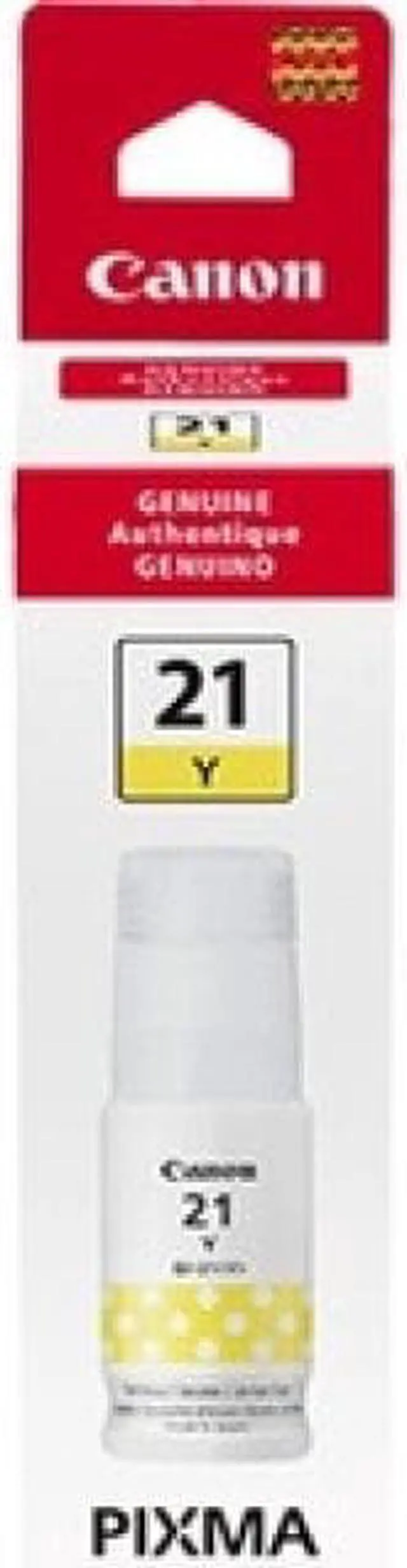 Alt view image 2 of 15 - Canon GI-21 Yellow Ink Tank 4539C001