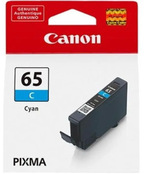 Alt view image 2 of 15 - Canon CLI-65 Cyan Ink Tank for PIXMA Pro-200 Printer #4216C002