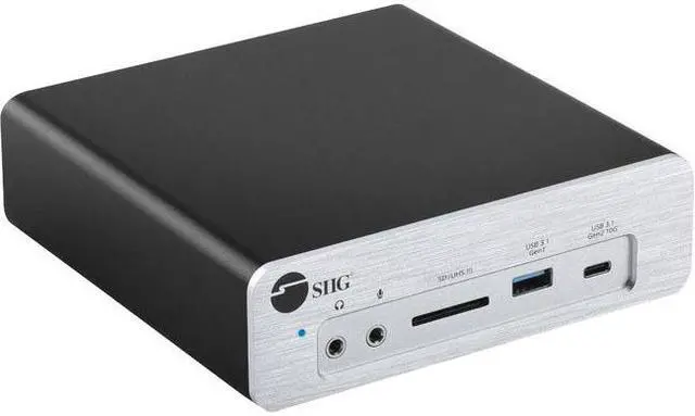 Main image of SIIG AC JUDK0K11S1 Thunderbolt3 DP14 Docking Station w Dual M2 NVMe SSDPD